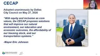 FEDDs Education Series: Dallas Climate Plan Review - Virtual Event Recording from March 16, 2021