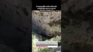 Irresponsible actions like this should also carry a travel ban for 5 years! #culture #cultureclashtv
