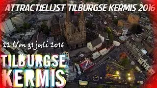 Attractielijst Tilburgse kermis 2016