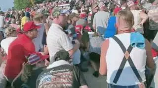 Some Shots Came From Trumps Left Not His Right!