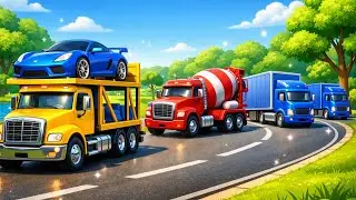 Chhoti Si Cartoon Car 🚗 | Cars, Trucks & Bus Cartoon for Kids