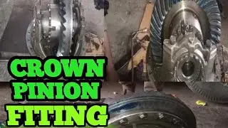 टाटा क्रॉउन पिनियन कैसे सेटिंग करते हैं how to crown  pinion fitting kaise karte hain🔥