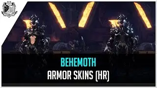 Monster Hunter World - All Behemoth Armor Skins | Male, Female, HR | Preview