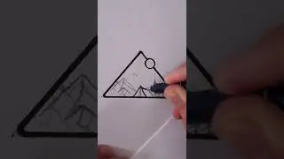 Simple Camping Drawing.