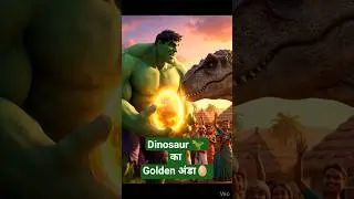 🦖Dinosaur ka Golden egg🥚 #ai #hulk