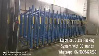 Electrical Glass Racking System for Glass Pack Storage