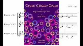 Beginner Trumpet Trio: Grace Greater Grace (score)