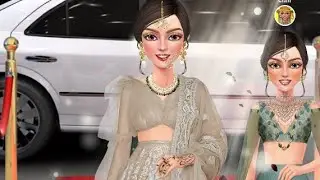 💞💕💞 Indian traditional lahnga choli dress-up marriage #barbie 