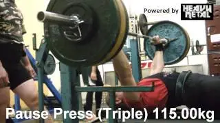 Powerlifitng Training Log w/e 2 June 2013