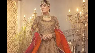 Maria B. Organza Embroidered Dress (Master Replica) A copy. Price: Rs. 5000