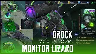 GROCK V.E.N.O.M. MONITOR LIZARD NEW SKIN EPIC - MOBILE LEGENDS