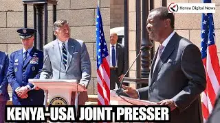 Mudavadi and USA Deputy Secretary of State  Christopher Landau Hold a Joint Press Briefing