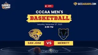 San Jose City vs Merritt College Men's Basketball LIVE 12/13/25 - Coach Carr Classic