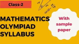 Maths Olympiad syllabus with sample paper || class-2 || Relearning mom