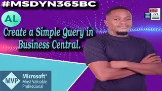 How to create a simple query in Business Central AL Programming.