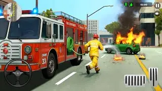 Fire Rescue Truck Simulator 3d - Intense Fire Rescue Missions - Android Gameplay Pt.1