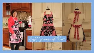 🧵Apron Sewing Tutorial | McCall’s 7280 Gathered Full Skirt | How to Make Apron Step-By-Step Beginner