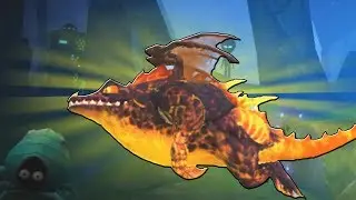 ОГРОМНЫЙ ДРАКОН ДАНТЕ, ПРОХОЖДЕНИЕ ИГРЫ | Hungry Dragon