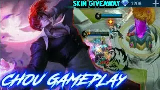 BEST CHOU GAMEPLAY | FREESTYLE | FUNNY MOMENTS | SKIN GIVEAWAY #MLBB MOBILE LEGENDS BANG BANG