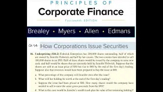 Chapter 14-  Question 16 - Underpricing