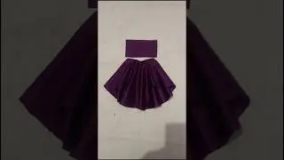perfect skirt✂️ cutting unique designs tips and tricks #babydresscutting #fashion design