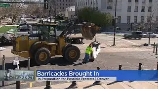 Barricades Placed Around State Capitol