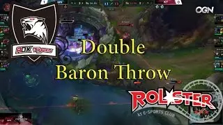 Double Baron Throw between KT Rolster and ROX Tigers