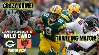 Green Bay Packers vs Chicago Bears GAME HIGHLIGHTS | Jan 10, 2025 | NFC Wild Card | NFL HIGHLIGHTS
