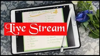 Livestream Fairycember in Procreate