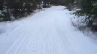 Torpankorven hiihtolatu hyv&auml;ss&auml; kunnossa