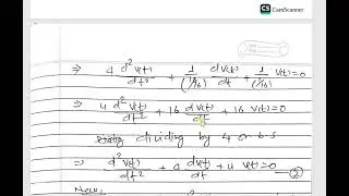 Numerical 3: The given problem involves analyzing an RLC circuit where a switch K is closed at t=0,