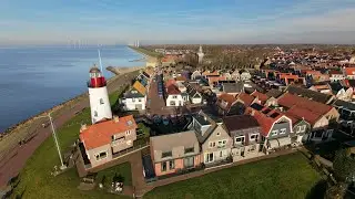 Een zonnige dag in Urk. Januari 2026