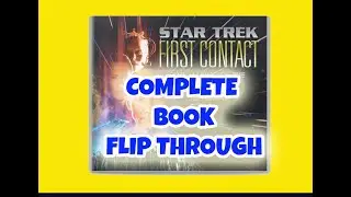Making of Star Trek First Contact Book - Complete Flip Through
