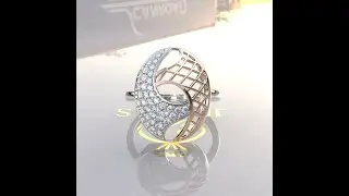 Designer Ring, Party Wear Ring, Diamond Ring, Engagement Ring, Wedding Ring, Moissanite Ring