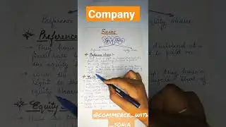 #shares!types of shares! preference share and equity share!#share #commerce
