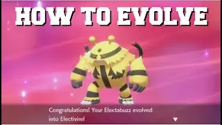 HOW TO EVOLVE ELECTABUZZ INTO ELECTIVIRE IN POKEMON SWORD AND SHIELD (WHERE TO FIND ELECTIRIZER)