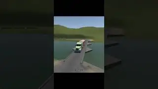 Truck going over flatbridge #shorts
