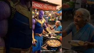 thanos fast food shop #ai #hulk