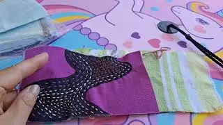 Introduction: simple relaxing Sashiko practice on the go.#Sashiko#Slowstitching