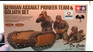 Tamiya - German Assault Pioneer Team & Goliath Set - What is in the Box Review