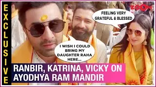 Ranbir Kapoor REVEALS his wish to bring baby Raha at Ayodhya Ram Mandir; Katrina on her experience