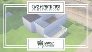 Two Minute Tips #2 | Split-Level Rooms | The Sims 4