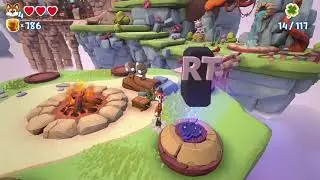 Super Lucky's Tale Walkthrough World 1 - Mini- Games - 6 Sliding Block Puzzles
