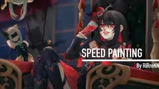 Speed paint : Dark Seele : Honkai impact3