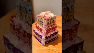 How to make chocolates tower #tower #chocolate #love #gift #customised #handmade #diy #trending