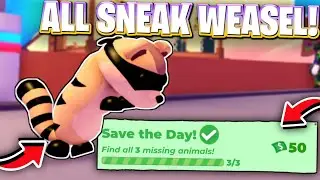 🐶ALL MISSING ANIMALS (SNEAK WEASEL) LOCATIONS IN ADOPT ME! ROBLOX