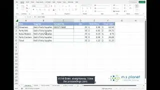 Green Triangle in Excel
