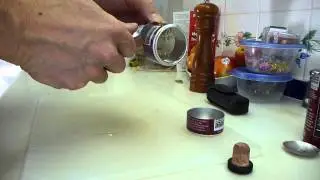 Make an Alcohol Groove Stove in under ten minutes