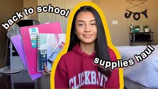 BACK TO SCHOOL SUPPLIES HAUL 2019