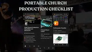 Portable Church Production Checklist
